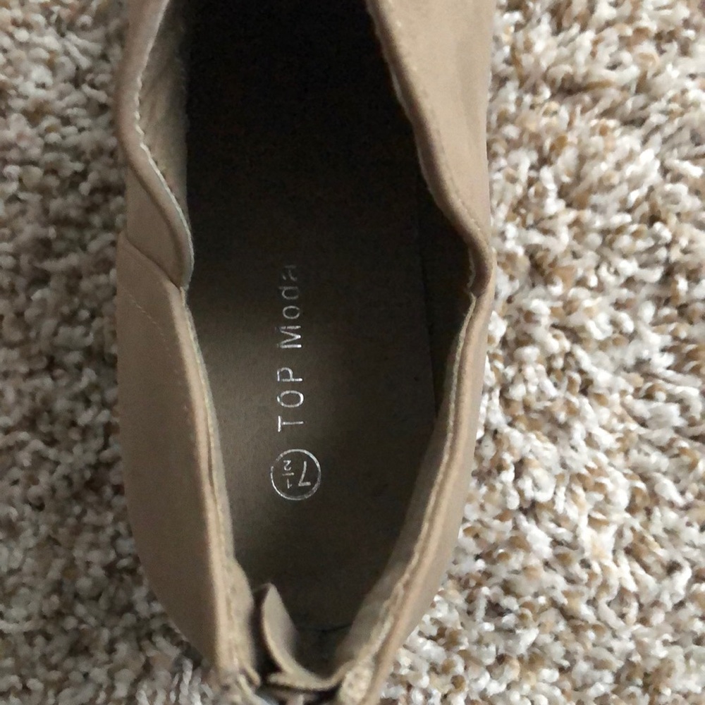 Tan Booties - Picture 4 of 5